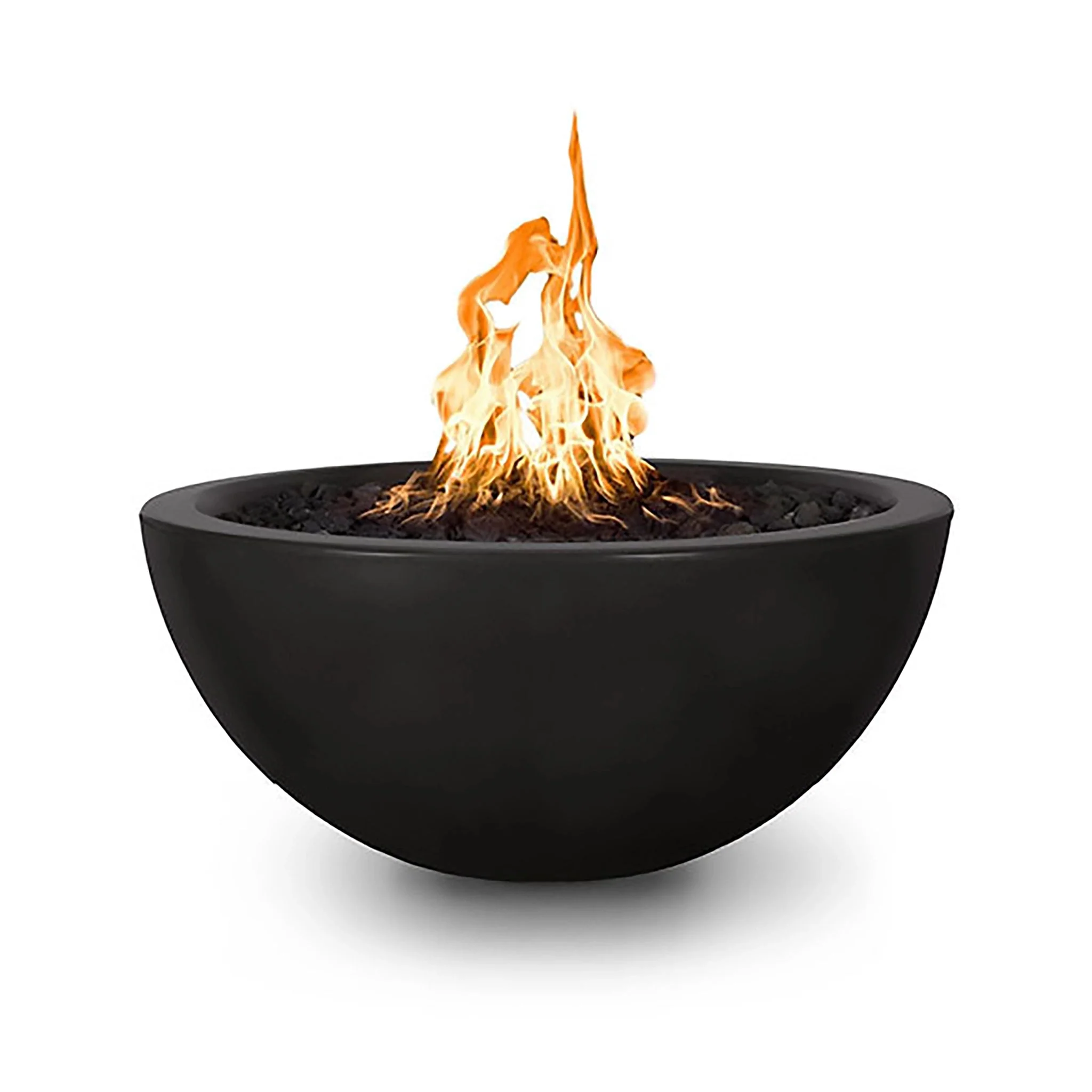 The Outdoor Plus 38" Luna Concrete Gas Fire Pit - Image 4