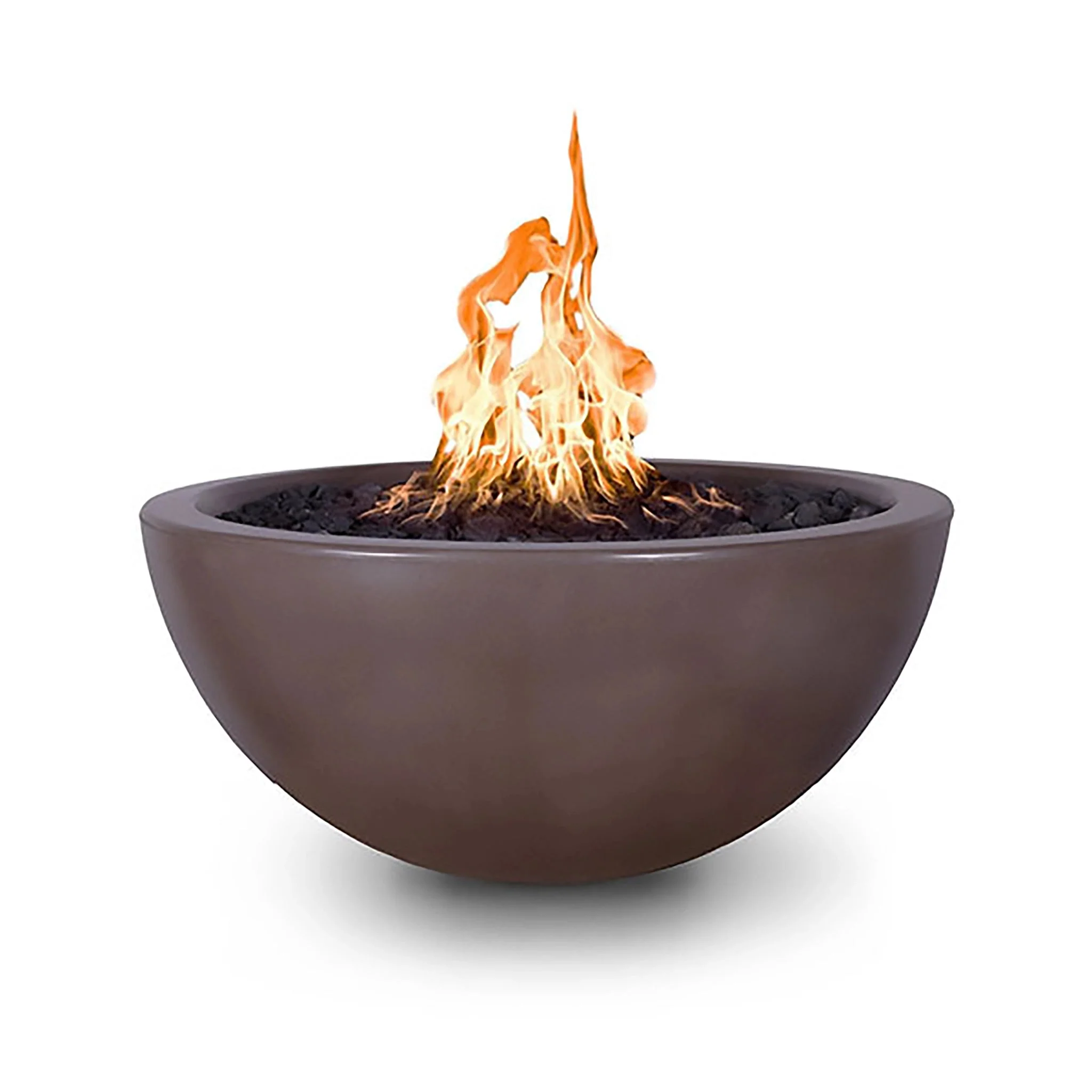 The Outdoor Plus 38" Luna Concrete Gas Fire Pit - Image 7