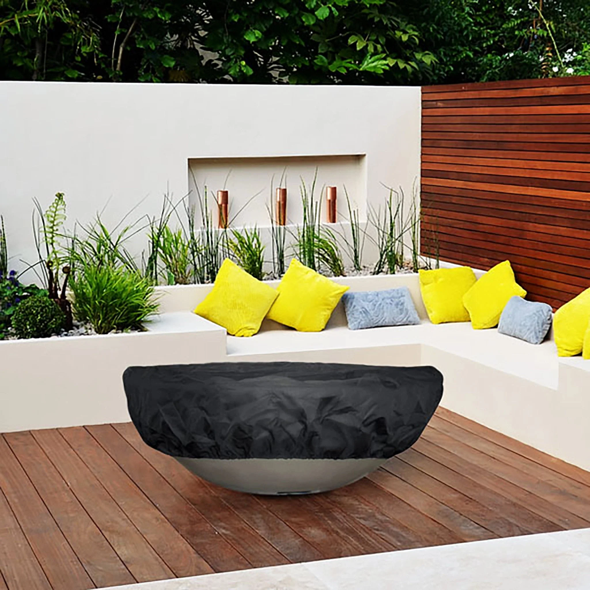 The Outdoor Plus Round Firepit Cover