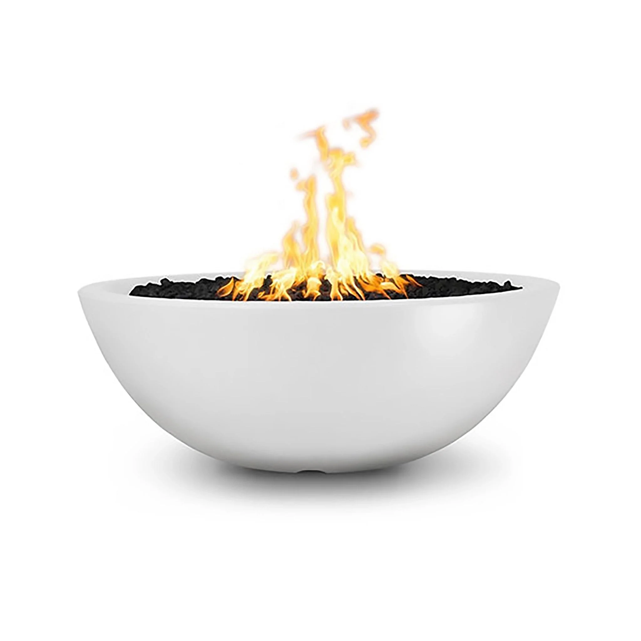 48" Sedona Round Concrete Gas Fire Pit by The Outdoor Plus - Image 11