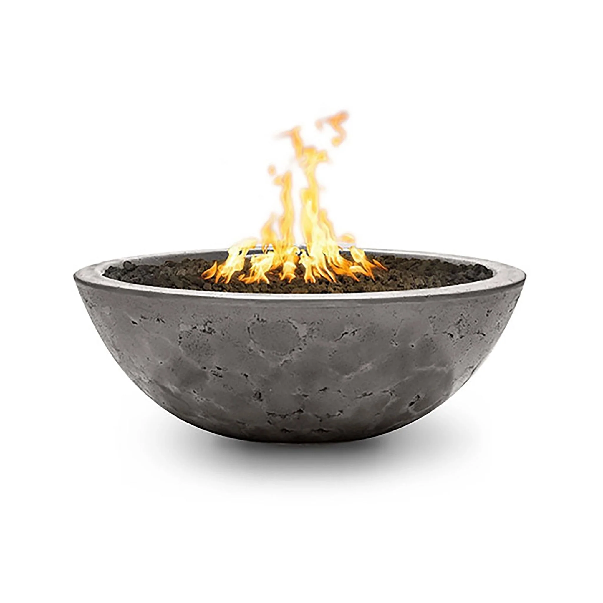 48" Sedona Round Concrete Gas Fire Pit by The Outdoor Plus - Image 12