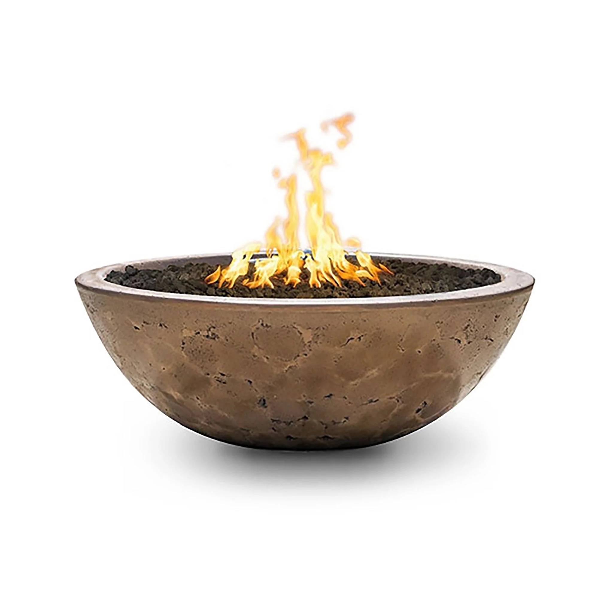 48" Sedona Round Concrete Gas Fire Pit by The Outdoor Plus - Image 13