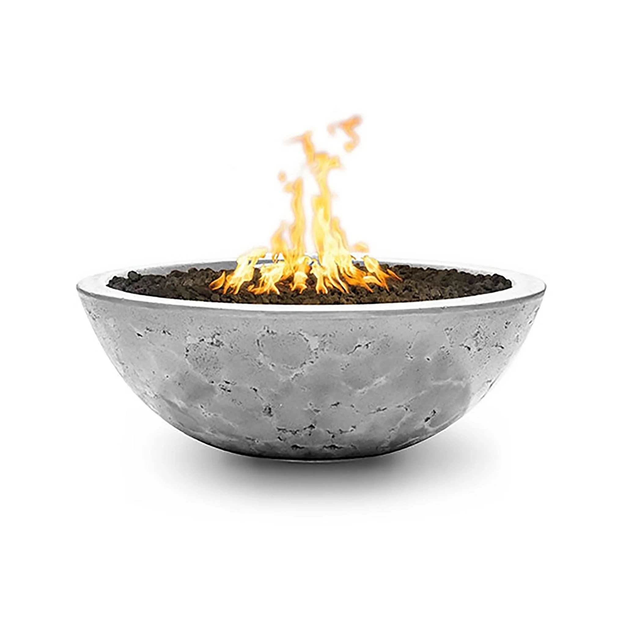 48" Sedona Round Concrete Gas Fire Pit by The Outdoor Plus - Image 15