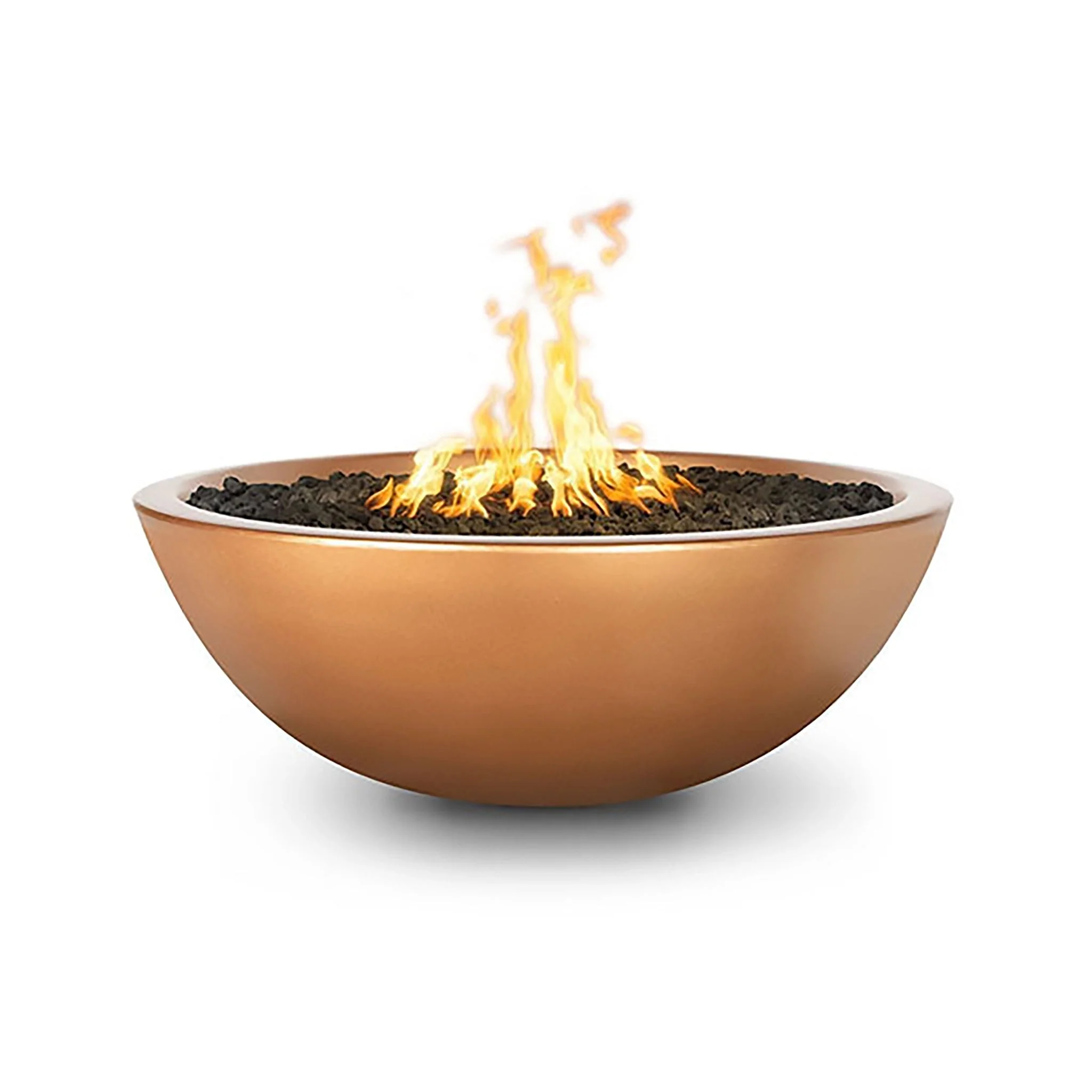 48" Sedona Round Concrete Gas Fire Pit by The Outdoor Plus - Image 16