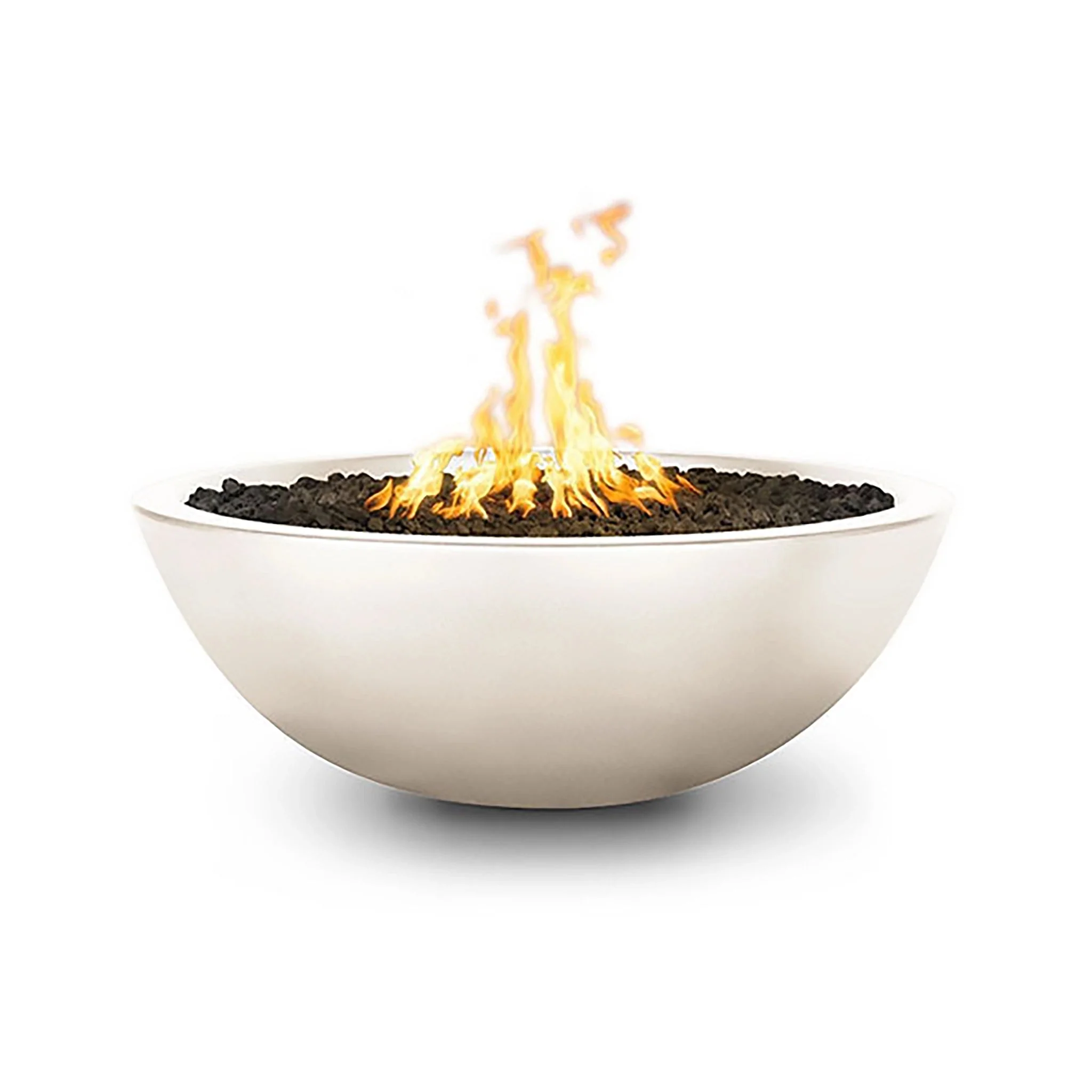 48" Sedona Round Concrete Gas Fire Pit by The Outdoor Plus - Image 17