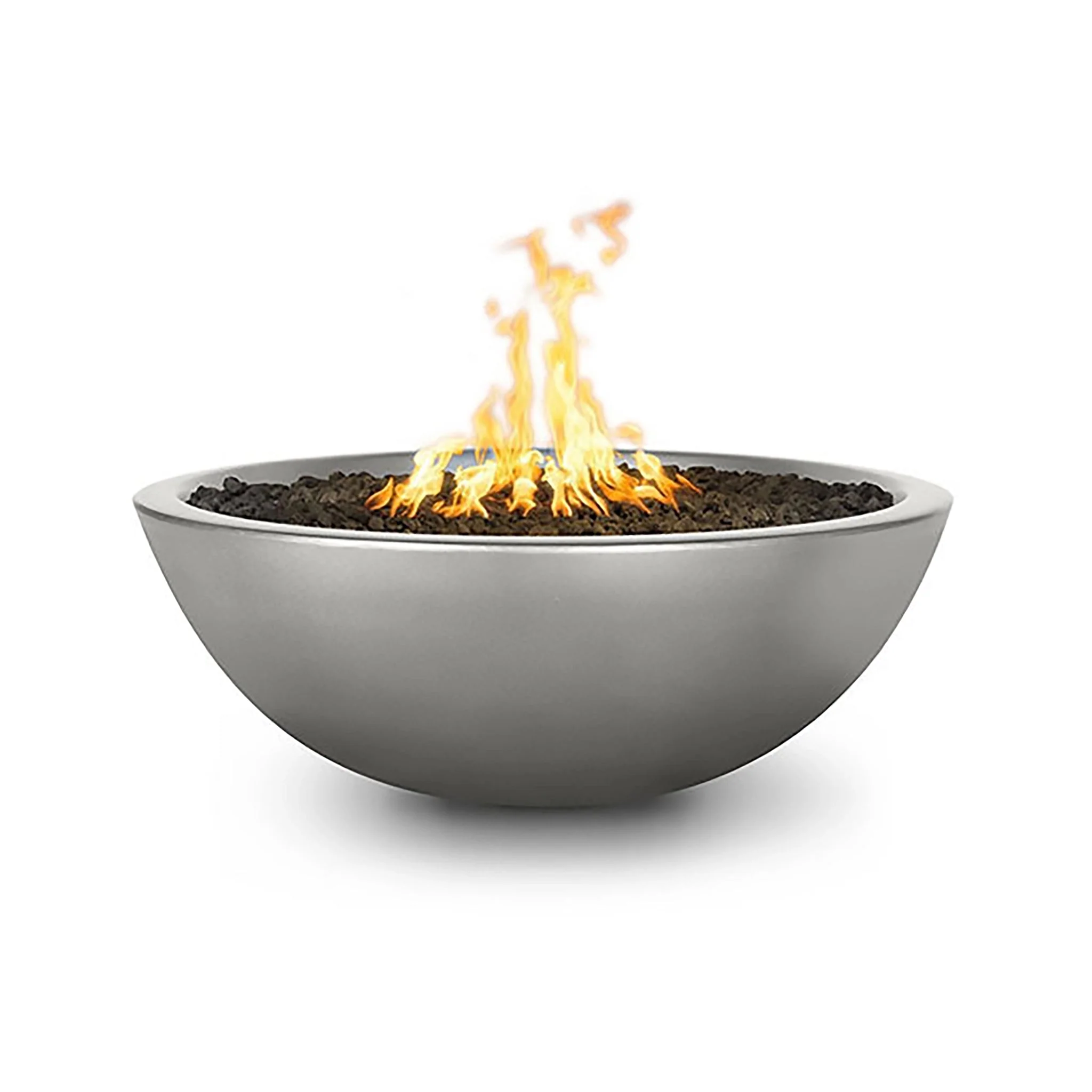 48" Sedona Round Concrete Gas Fire Pit by The Outdoor Plus - Image 18