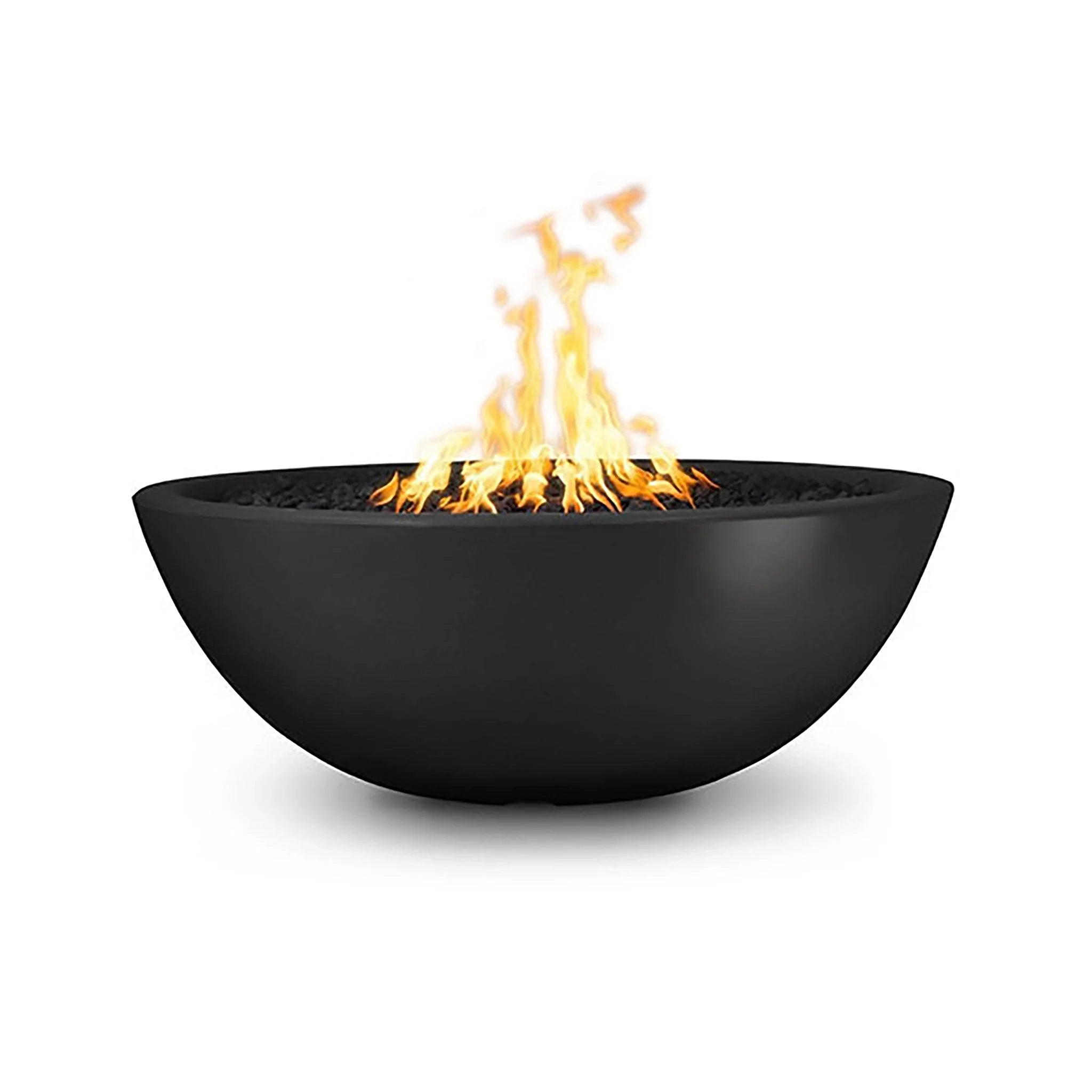 48" Sedona Round Concrete Gas Fire Pit by The Outdoor Plus - Image 4