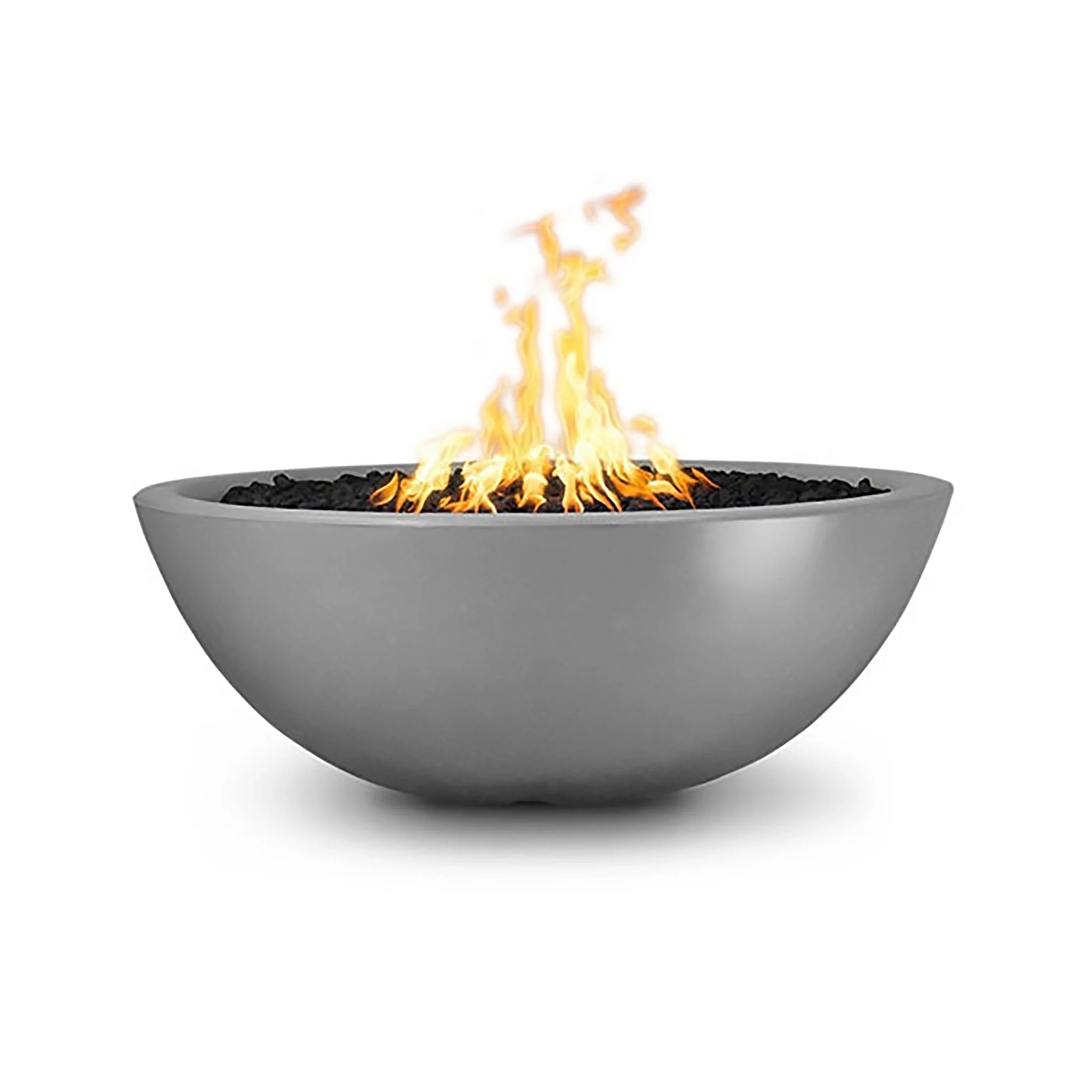 48" Sedona Round Concrete Gas Fire Pit by The Outdoor Plus - Image 9