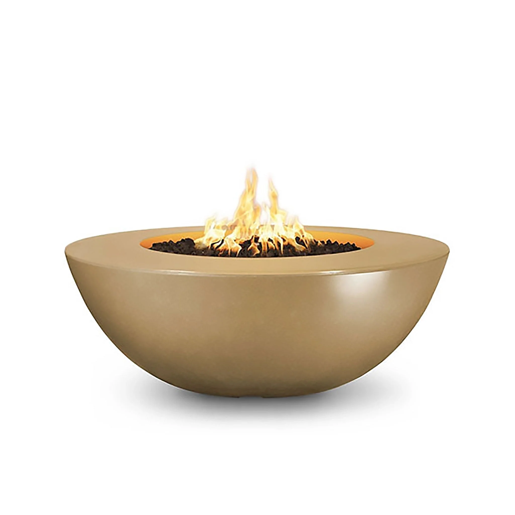 The Outdoor Plus 48" Sedona Wide Ledge Concrete Gas Fire Pit - Image 3