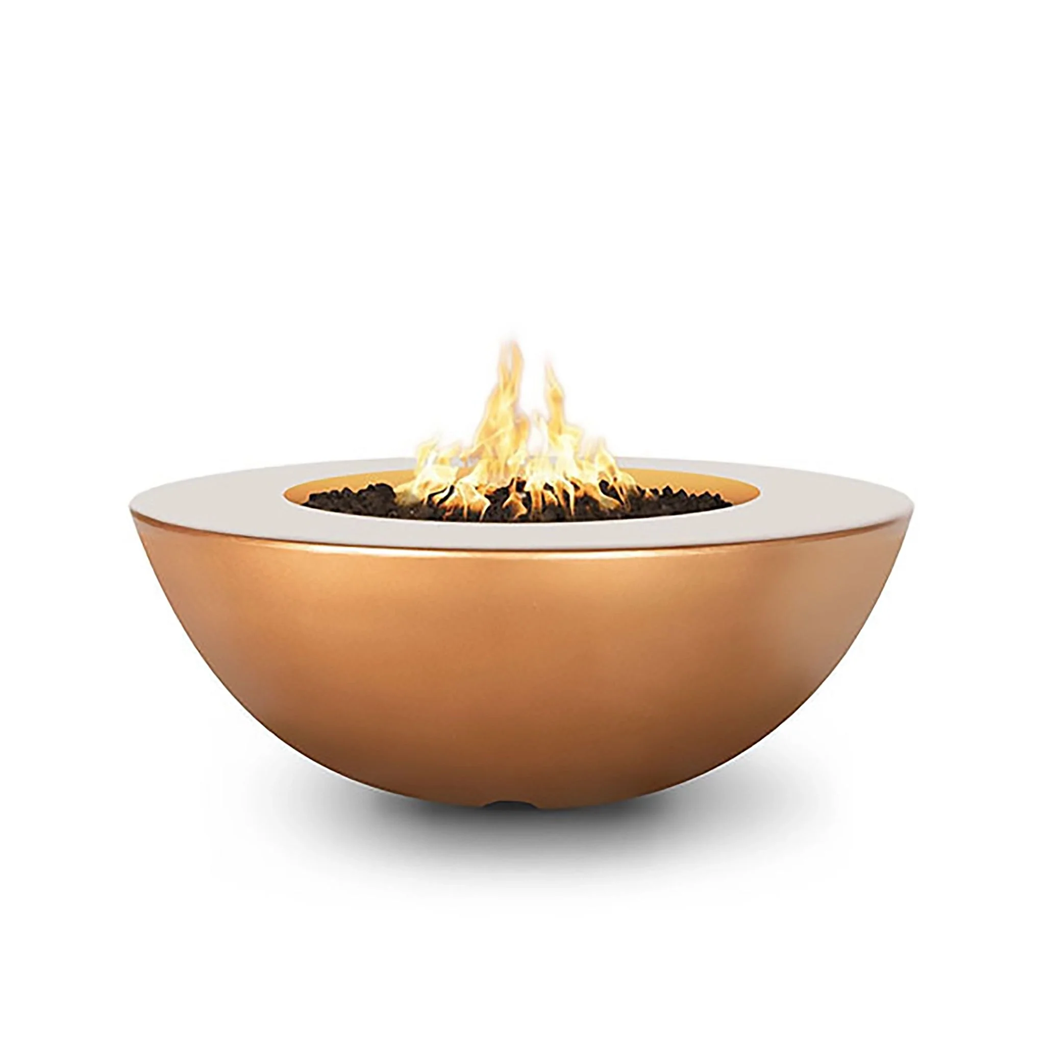 The Outdoor Plus 48" Sedona Wide Ledge Concrete Gas Fire Pit - Image 4