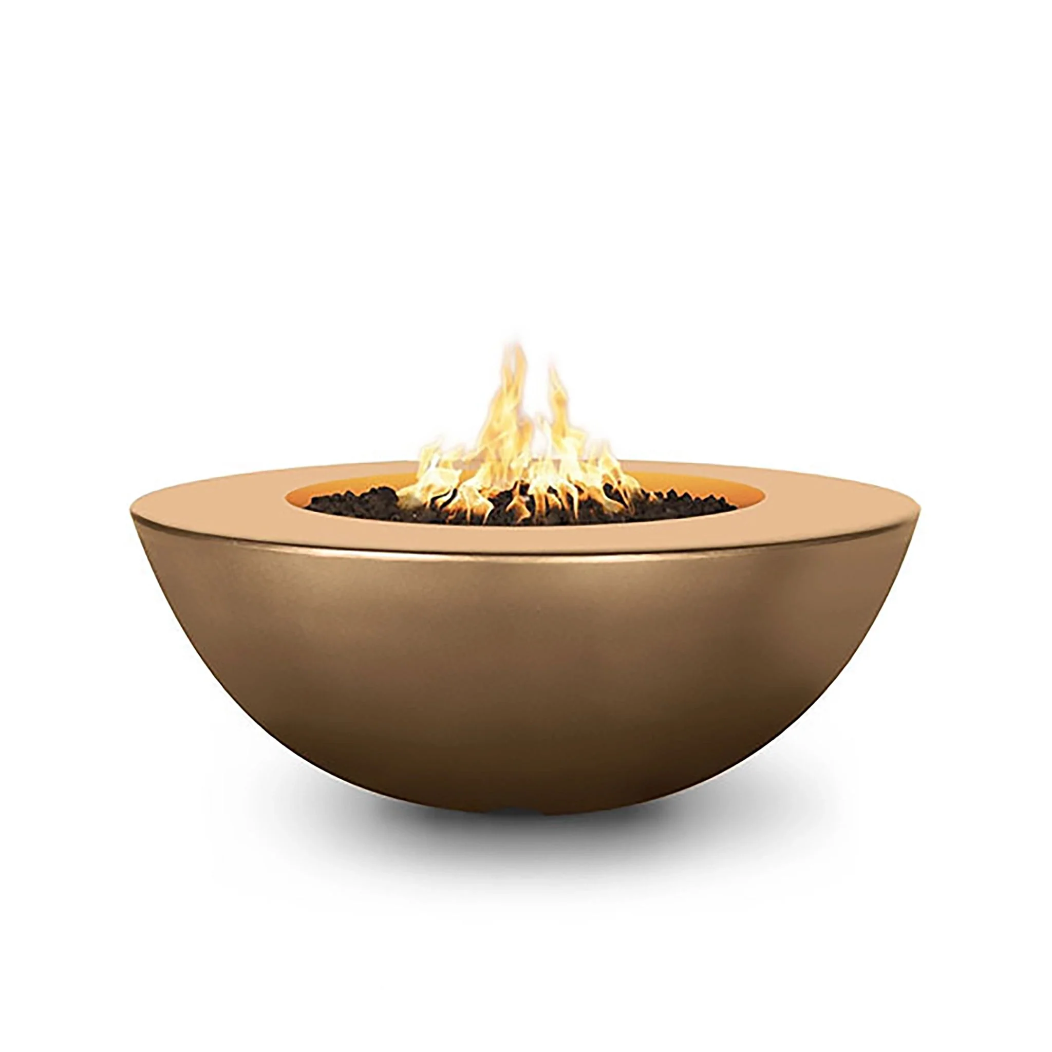 The Outdoor Plus 48" Sedona Wide Ledge Concrete Gas Fire Pit - Image 5