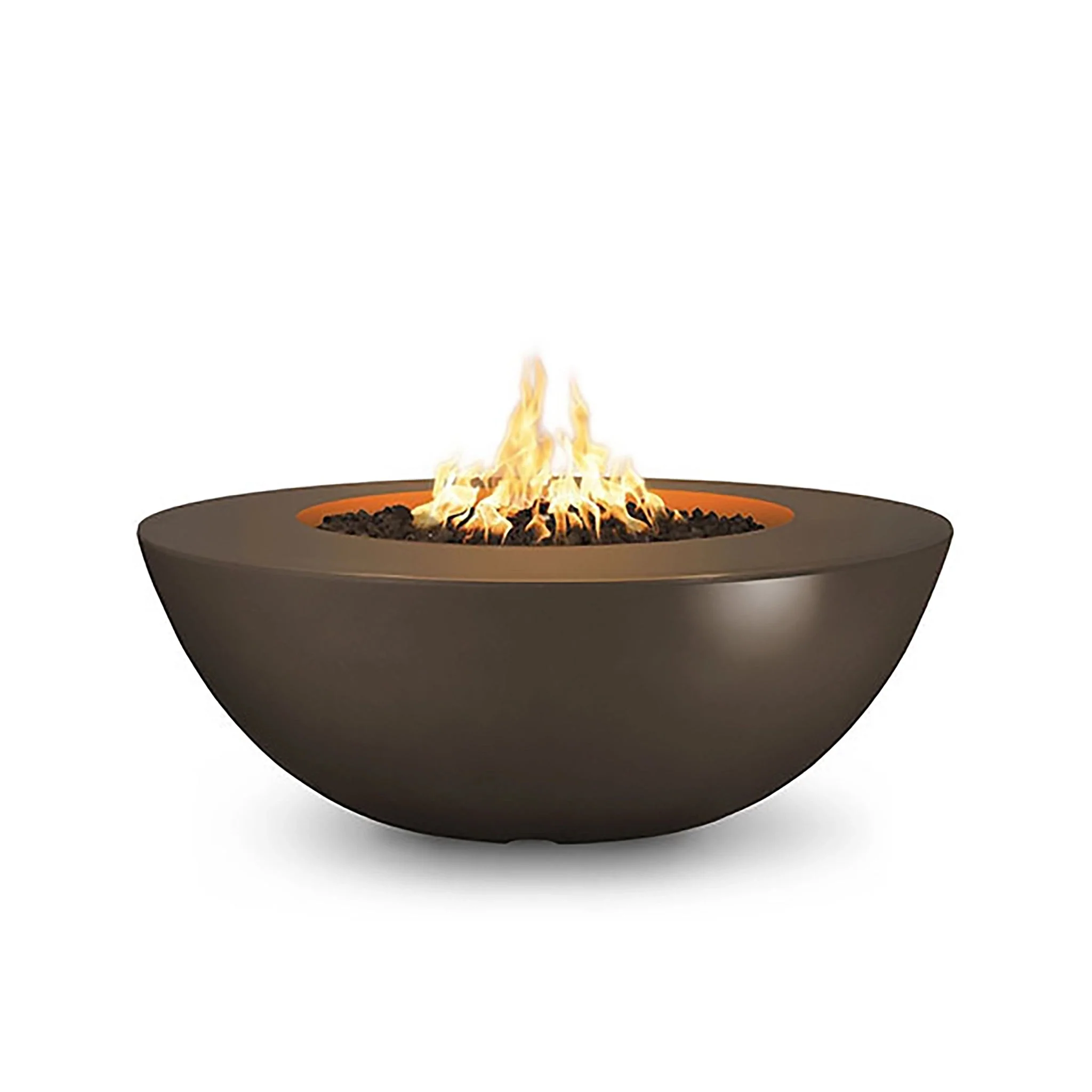 The Outdoor Plus 48" Sedona Wide Ledge Concrete Gas Fire Pit - Image 8