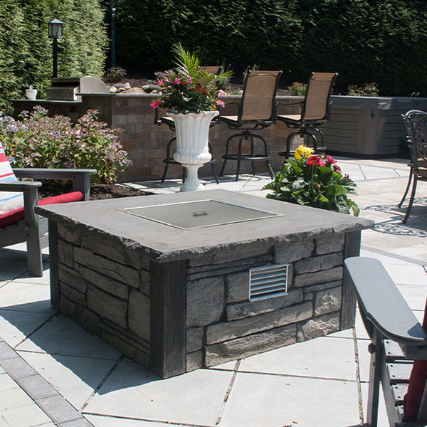 The Outdoor Plus - Square Stainless Steel Cover - Stainless Steel Handle