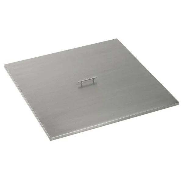 The Outdoor Plus - Square Stainless Steel Cover - Stainless Steel Handle - Image 2