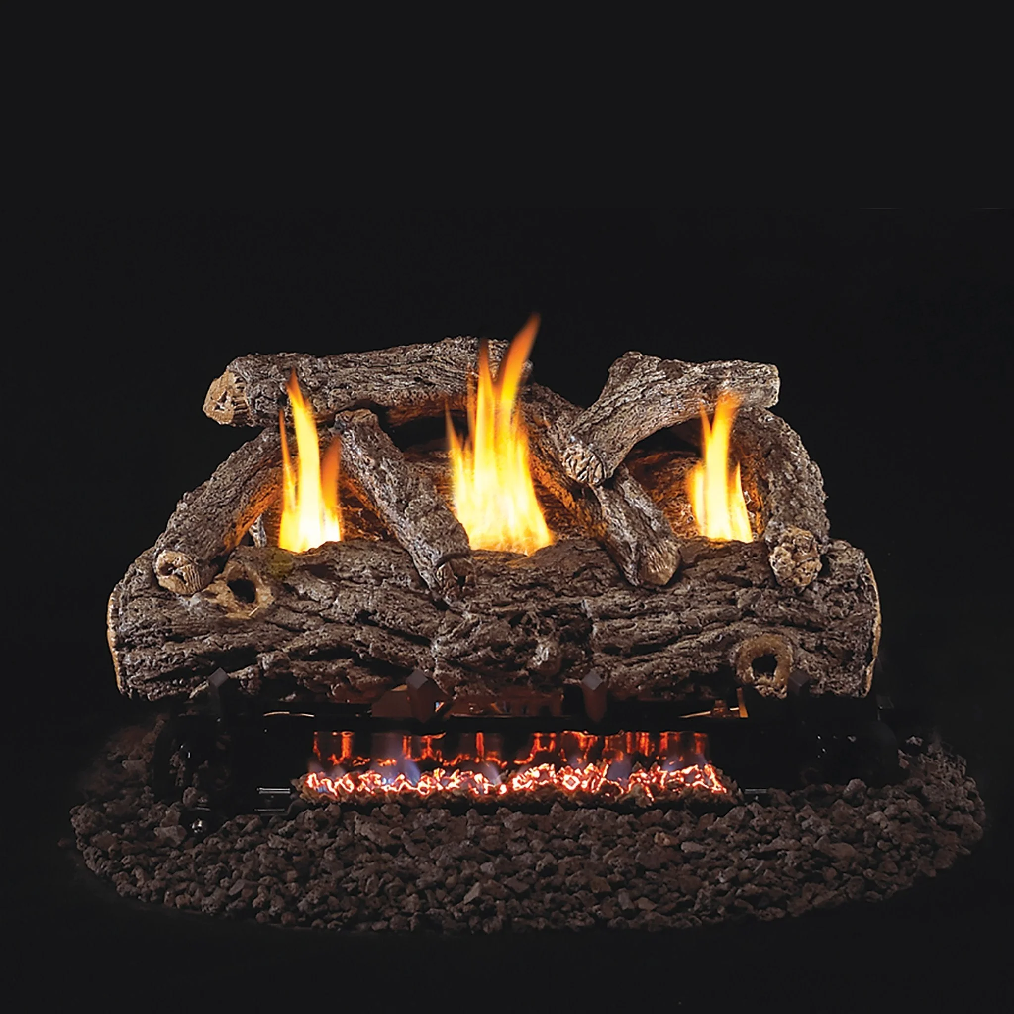 Vent-Free Designer Gas Logs Golden Oak by Real Fyre - Image 4