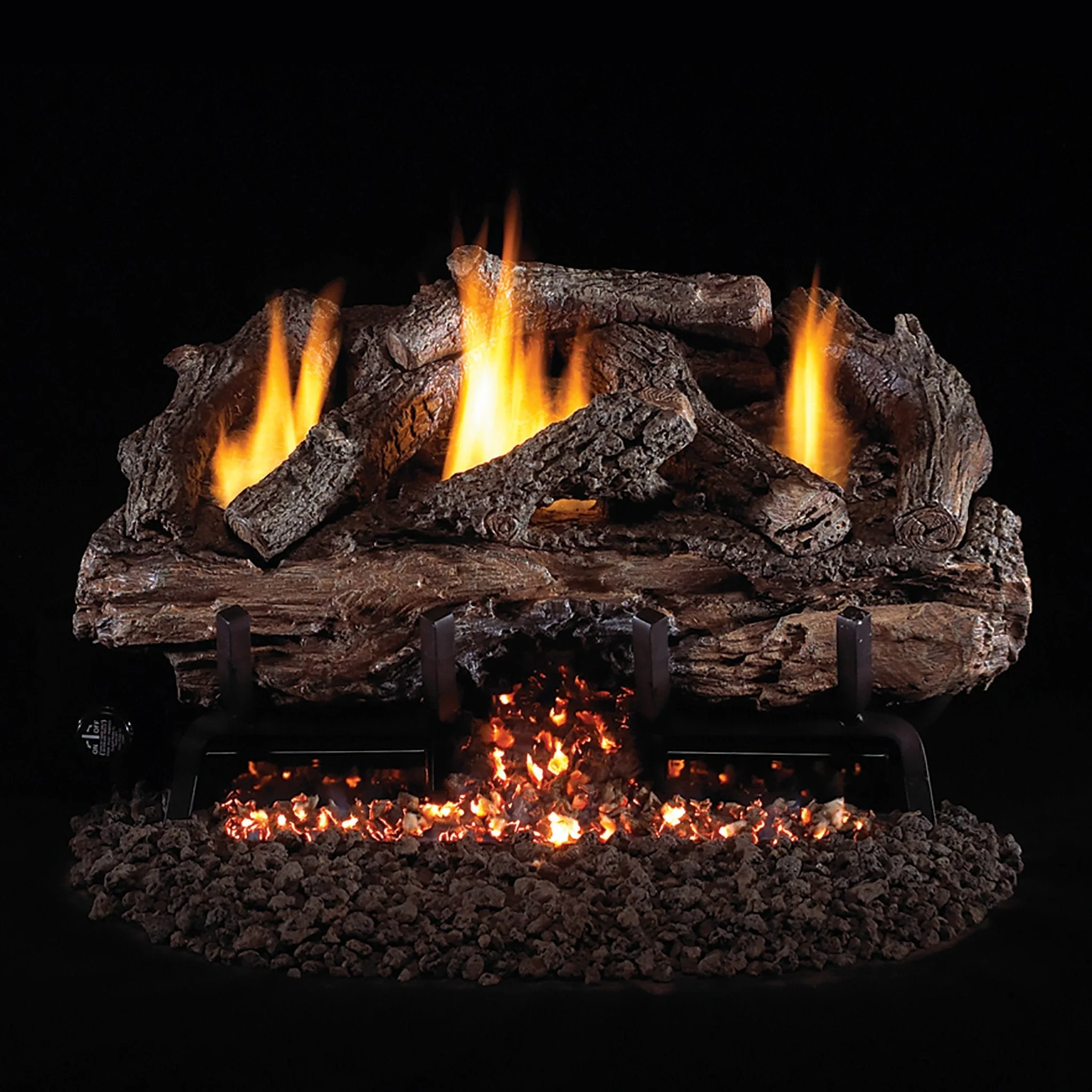 Vent-Free Gas Logs Charred Aged Split by Real Fyre - Image 5