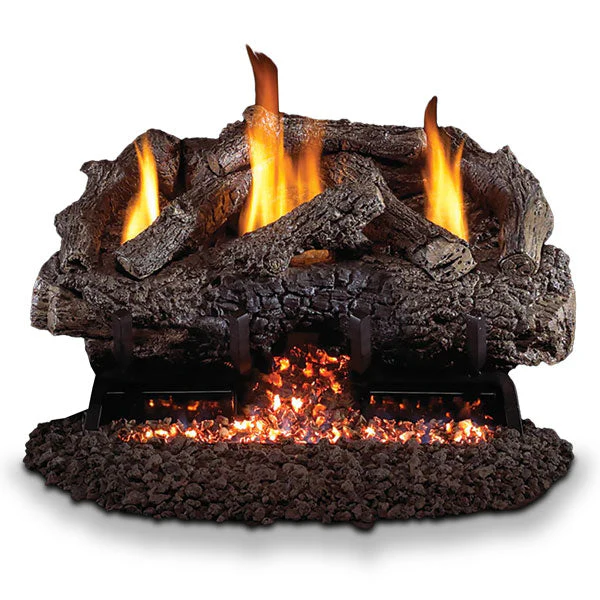 Vent-Free Gas Logs Charred Frontier Oak by Real Fyre - Image 3