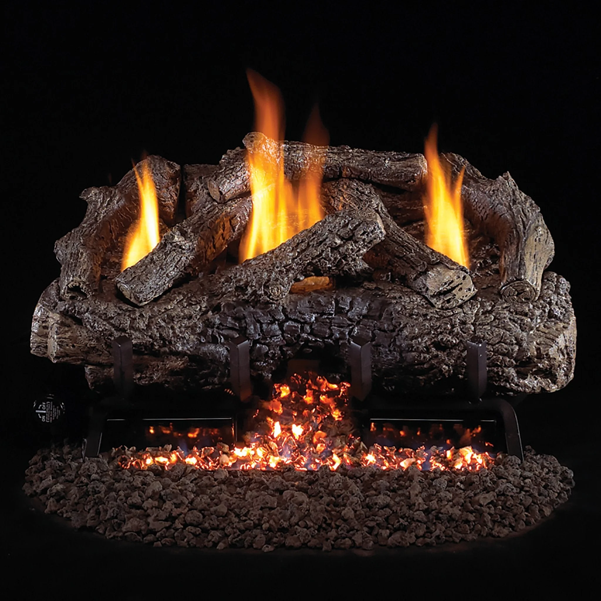 Vent-Free Gas Logs Charred Frontier Oak by Real Fyre - Image 6