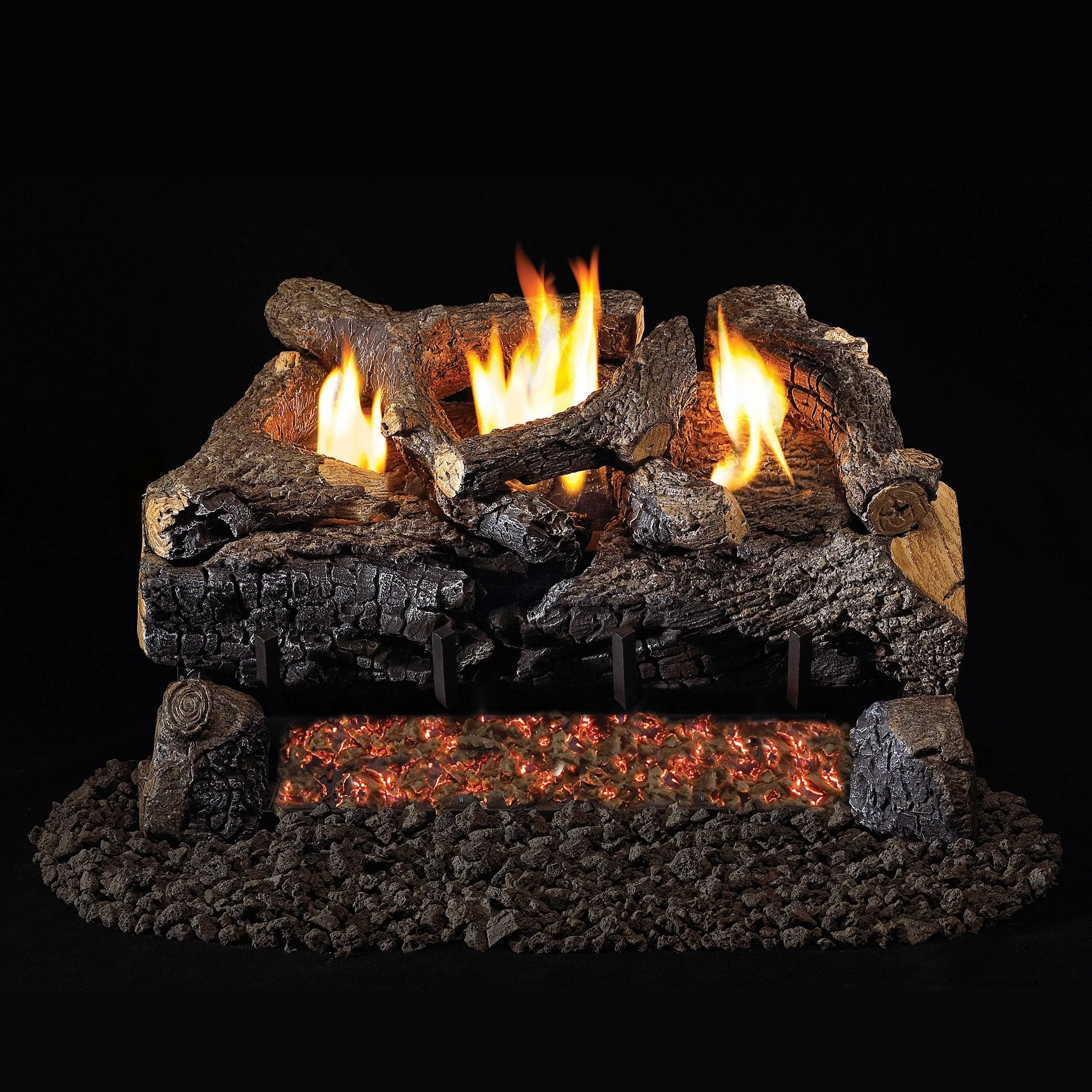 Vent-Free Gas Logs Evening Fyre Charred by Real Fyre - Image 4