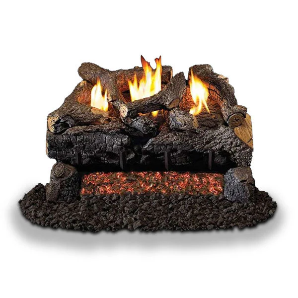 Vent-Free See-Thru Gas Logs Evening Fyre Charred by Real Fyre - Image 2
