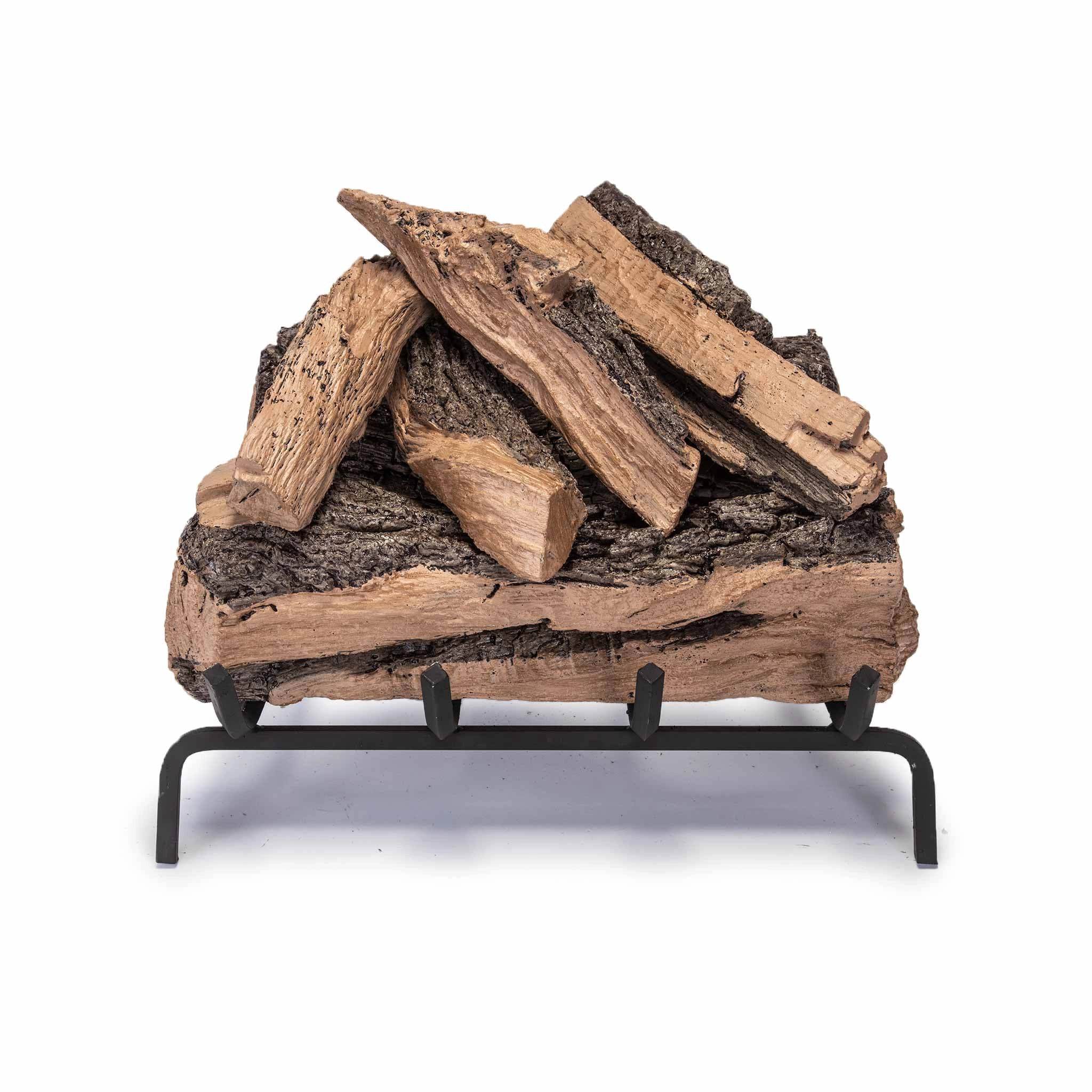 Vented Designer Plus Gas Logs Split Oak by Real Fyre - Image 7