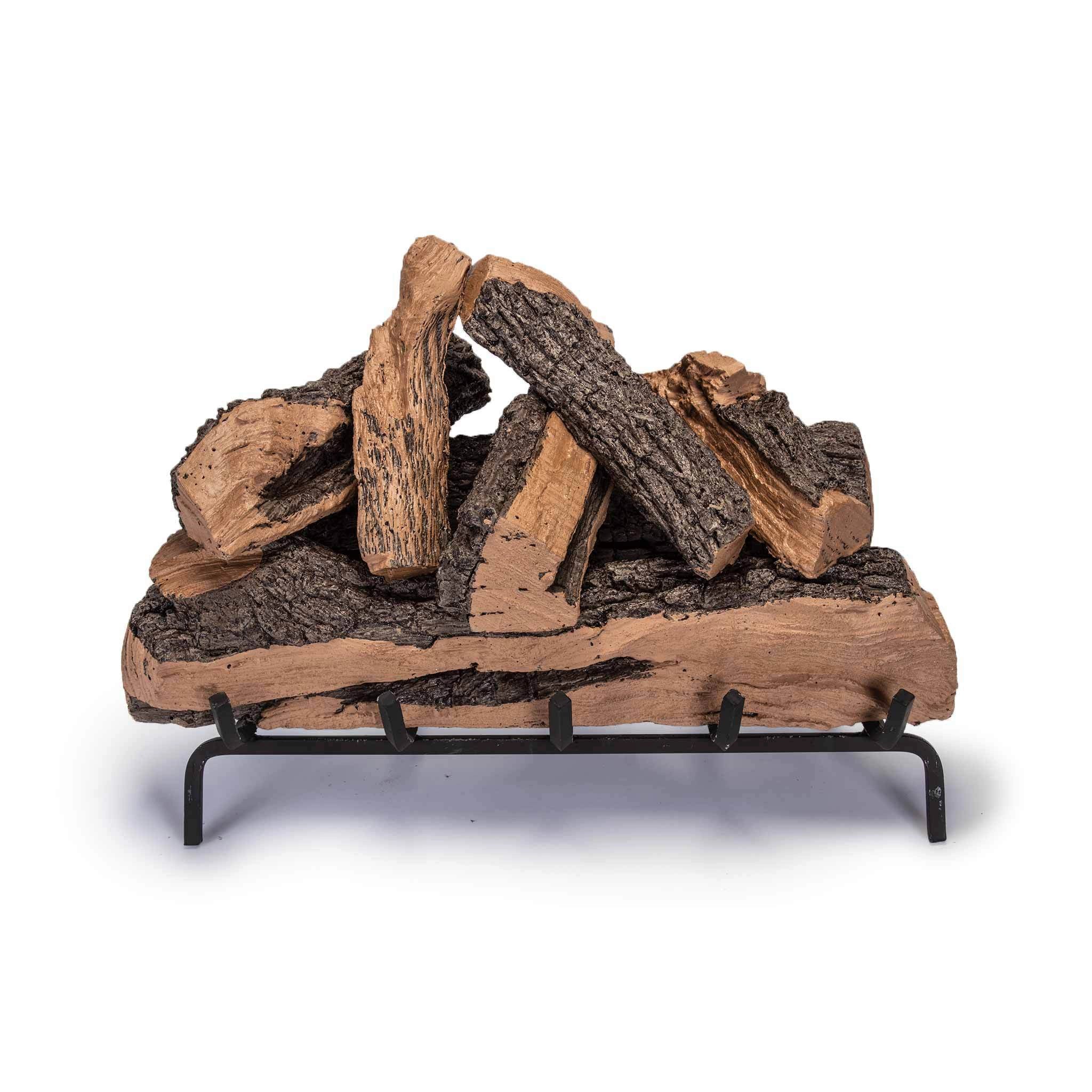 Vented Designer Plus Gas Logs Split Oak by Real Fyre - Image 8