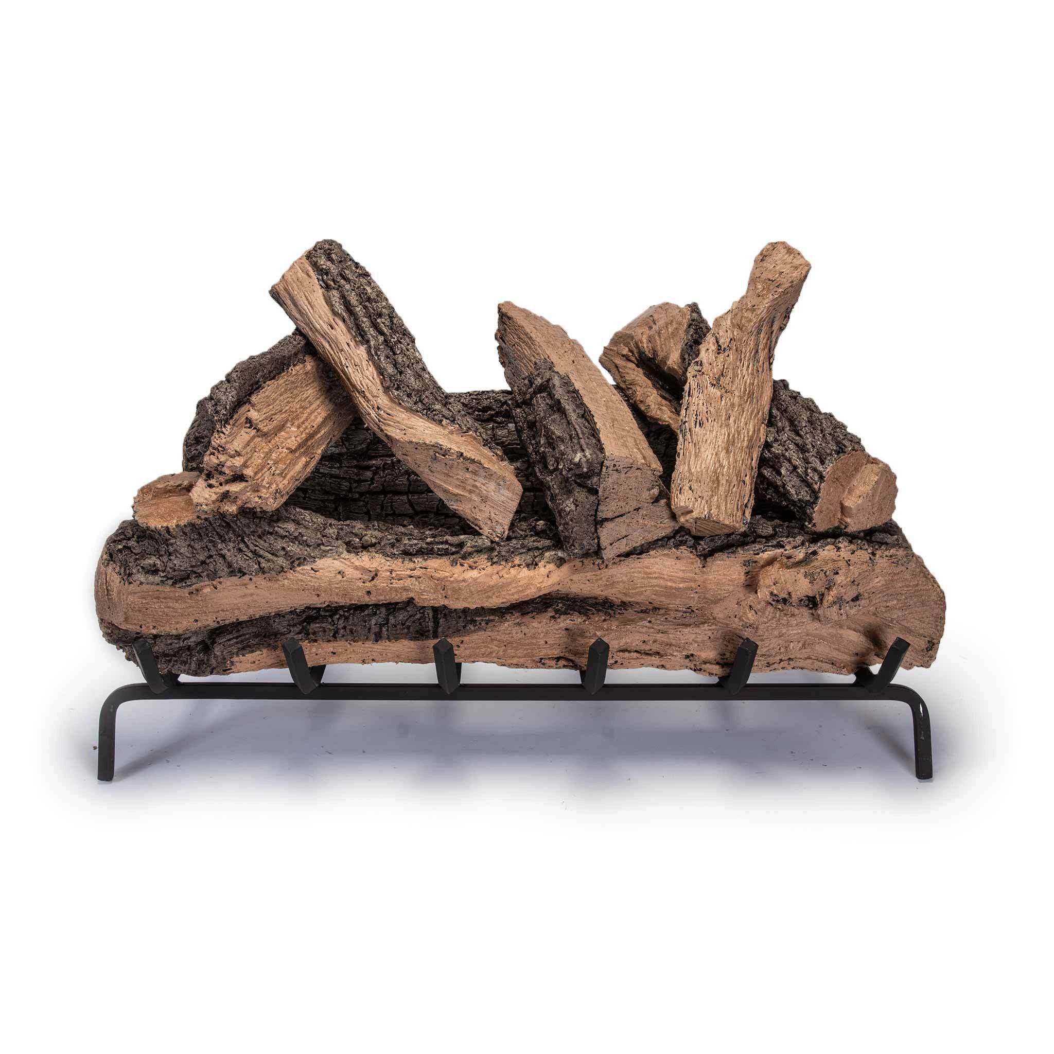 Vented Designer Plus Gas Logs Split Oak by Real Fyre - Image 9