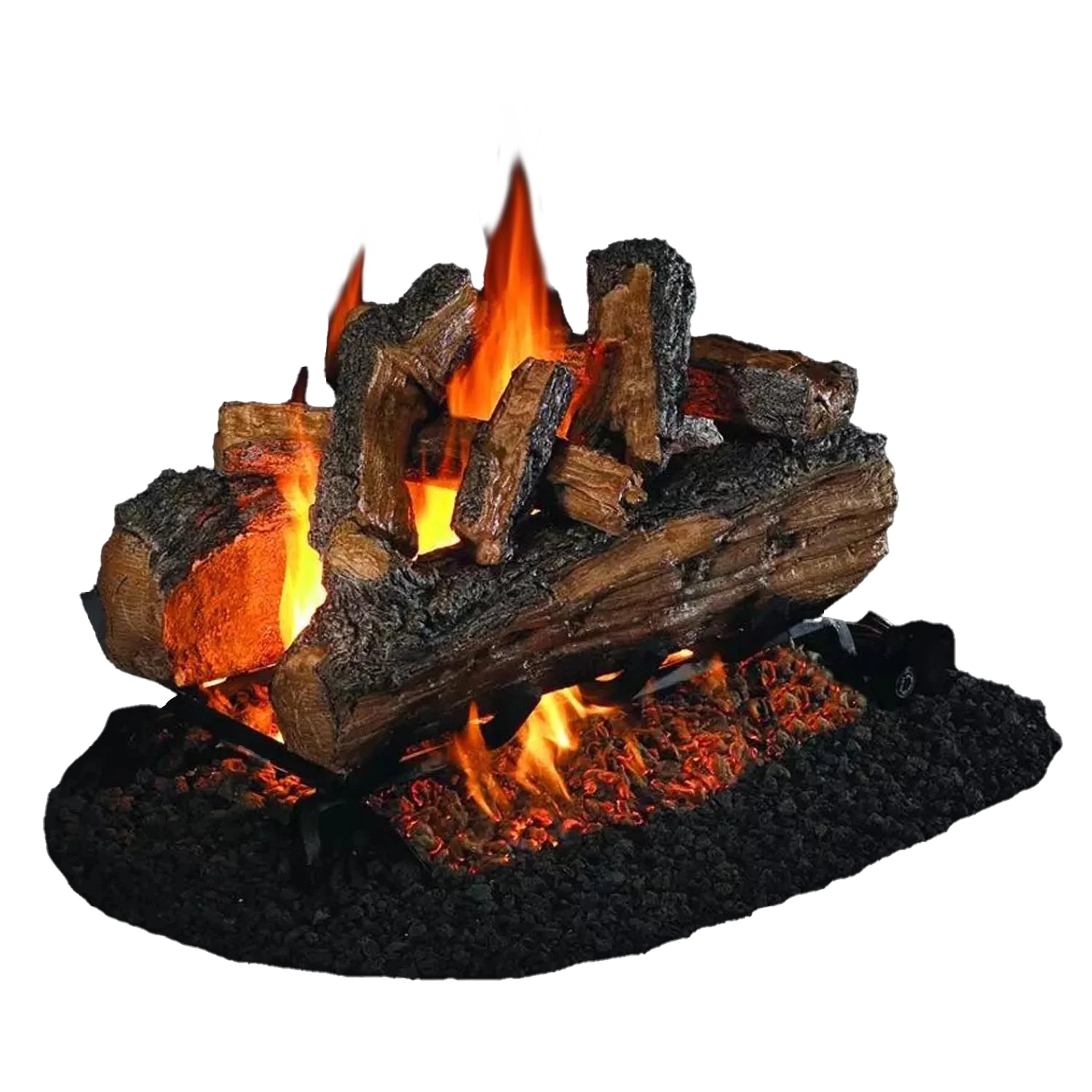 Vented Designer Plus See-Thru Gas Logs Split Oak by Real Fyre - Image 3