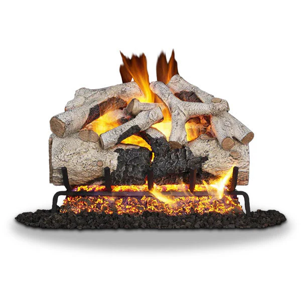 Vented Gas Logs Burnt Aspen by Real Fyre - Image 2