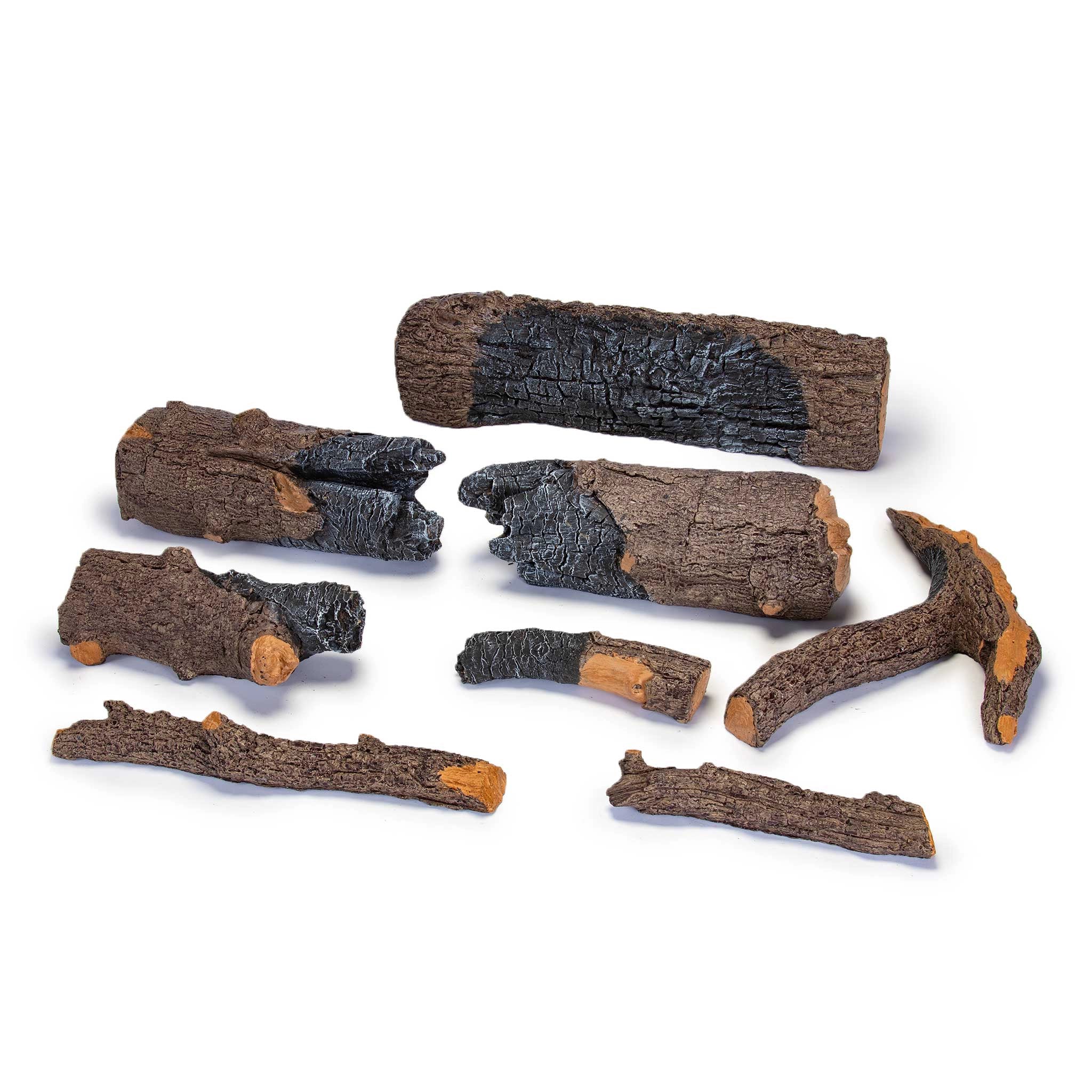 Vented Gas Logs Charred American Oak by Real Fyre - Image 12