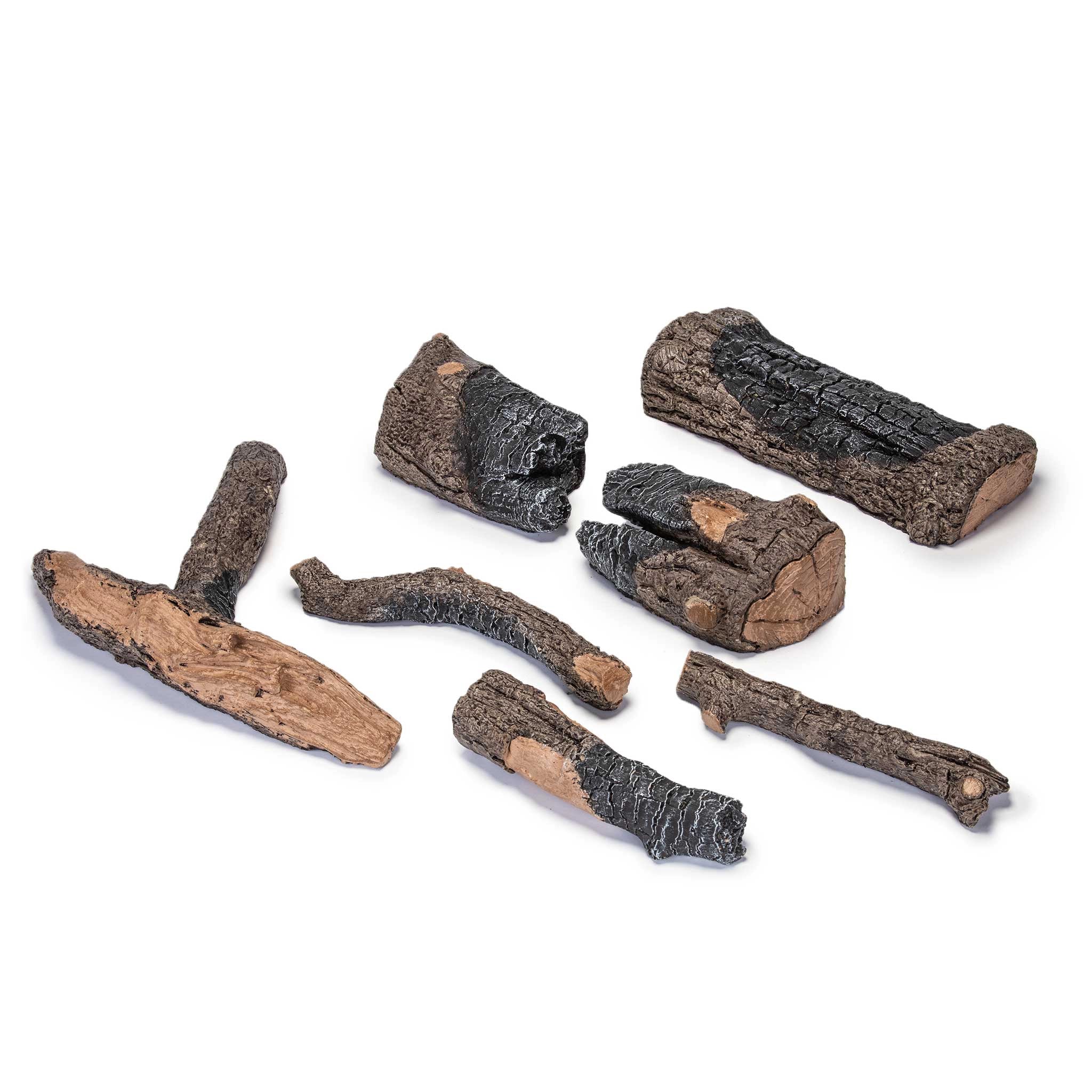 Vented Gas Logs Charred American Oak by Real Fyre - Image 4