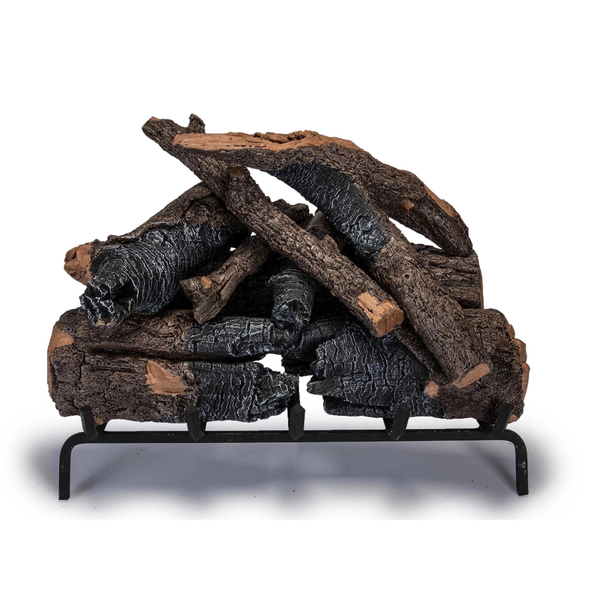 Vented Gas Logs Charred American Oak by Real Fyre - Image 5