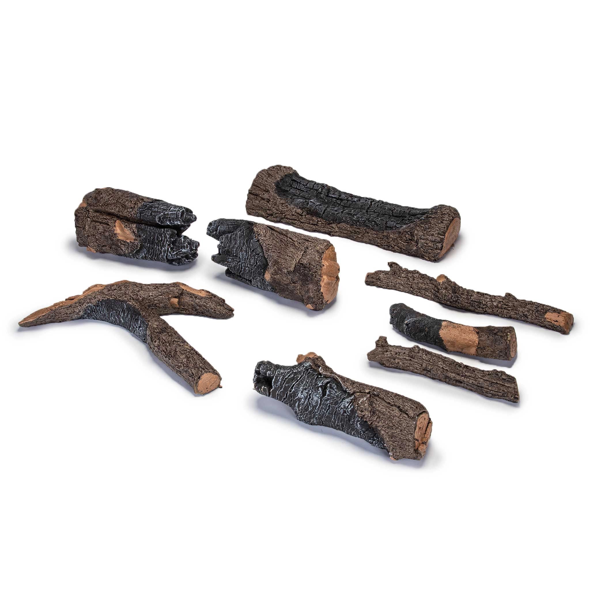 Vented Gas Logs Charred American Oak by Real Fyre - Image 8