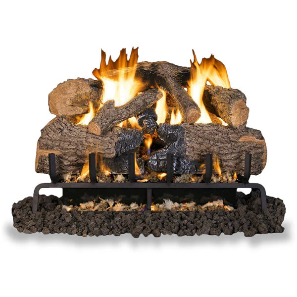 Vented Gas Logs Charred Angel Oak by Real Fyre - Image 4