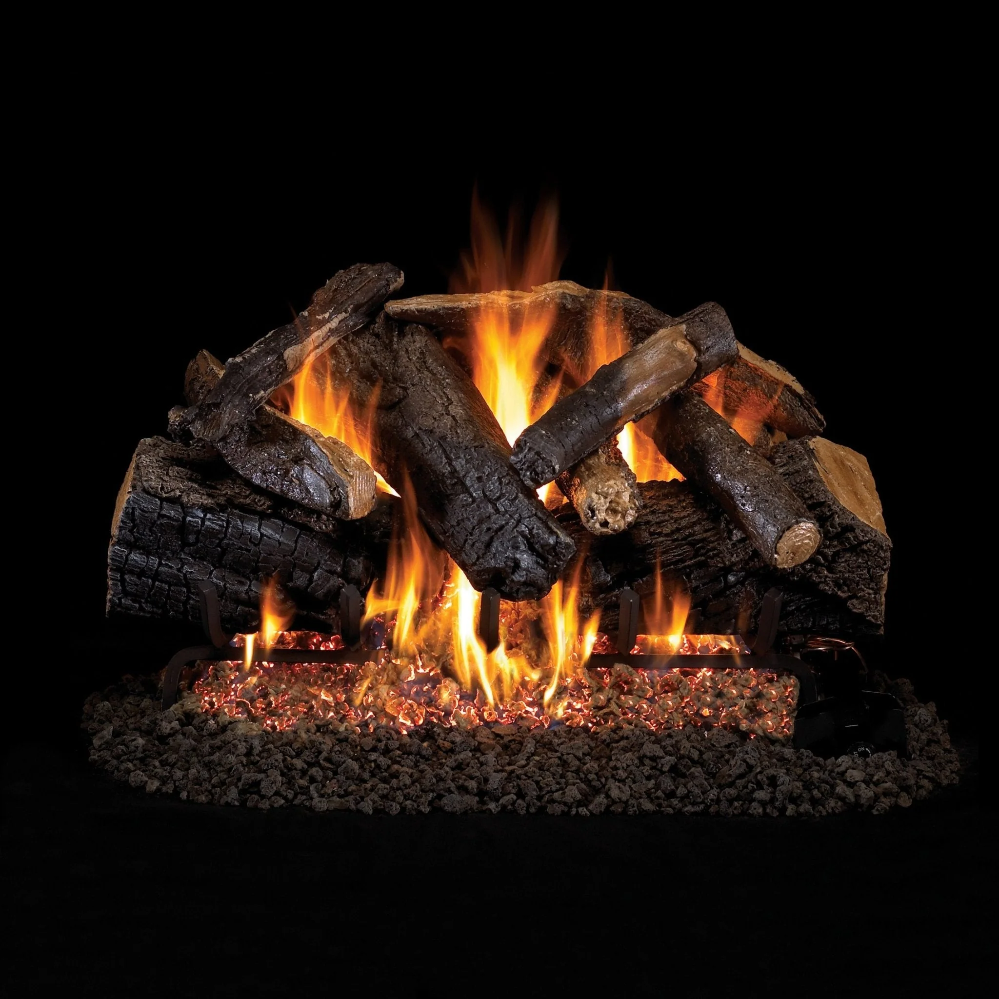 Vented Gas Logs Charred Majestic Oak by Real Fyre - Image 5