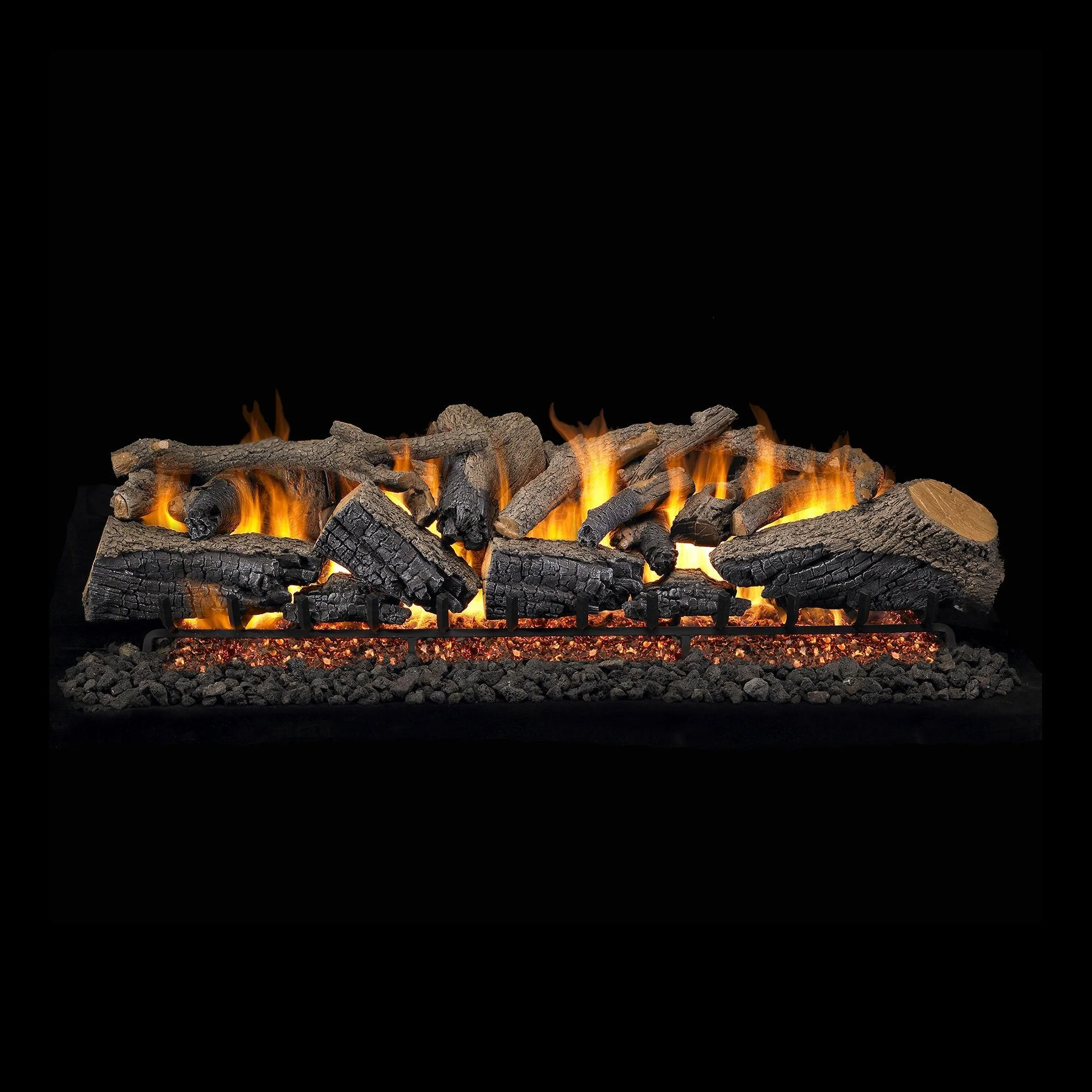 Vented Gas Logs Charred Majestic Oak by Real Fyre - Image 8