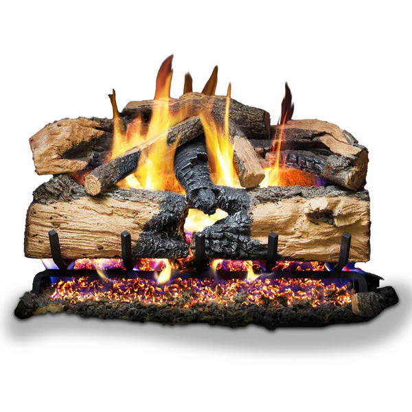 Vented Gas Logs Evergreen Split Oak by Real Fyre - Image 3