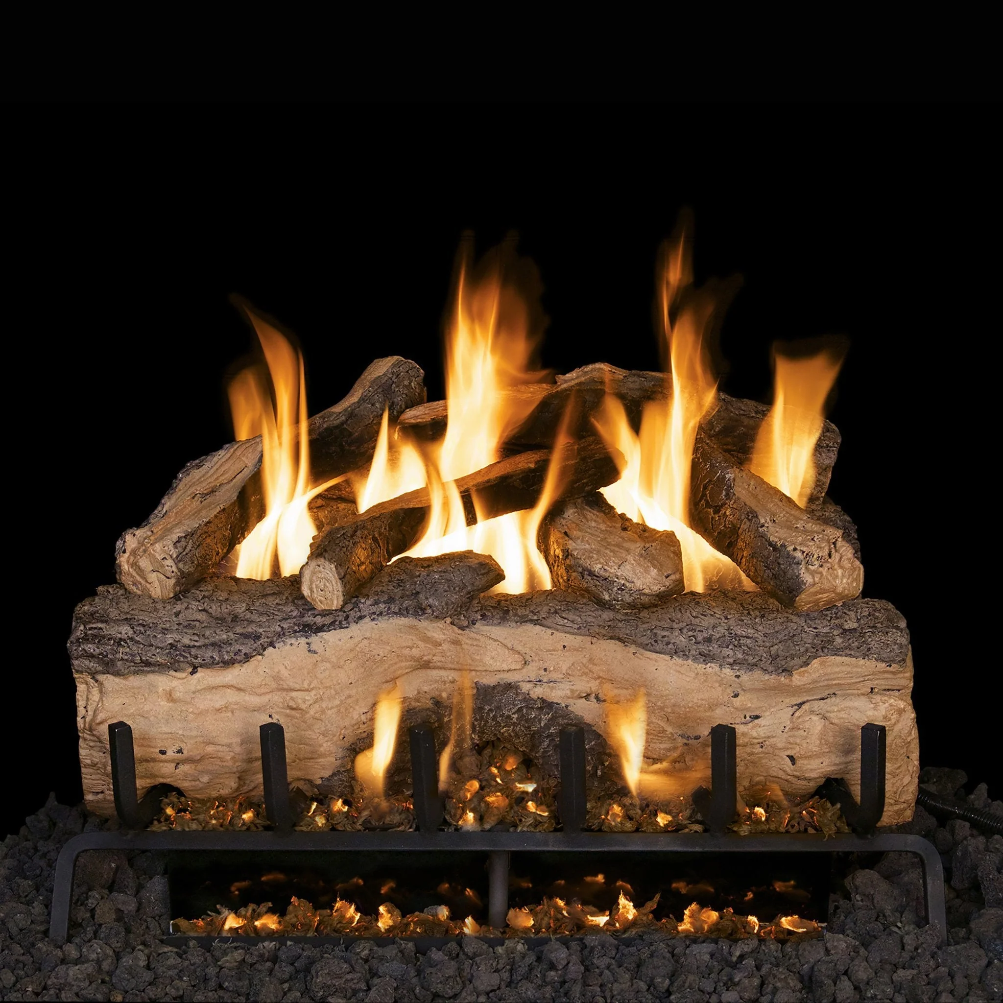Vented Gas Logs Mountain Crest Split Oak by Real Fyre - Image 4