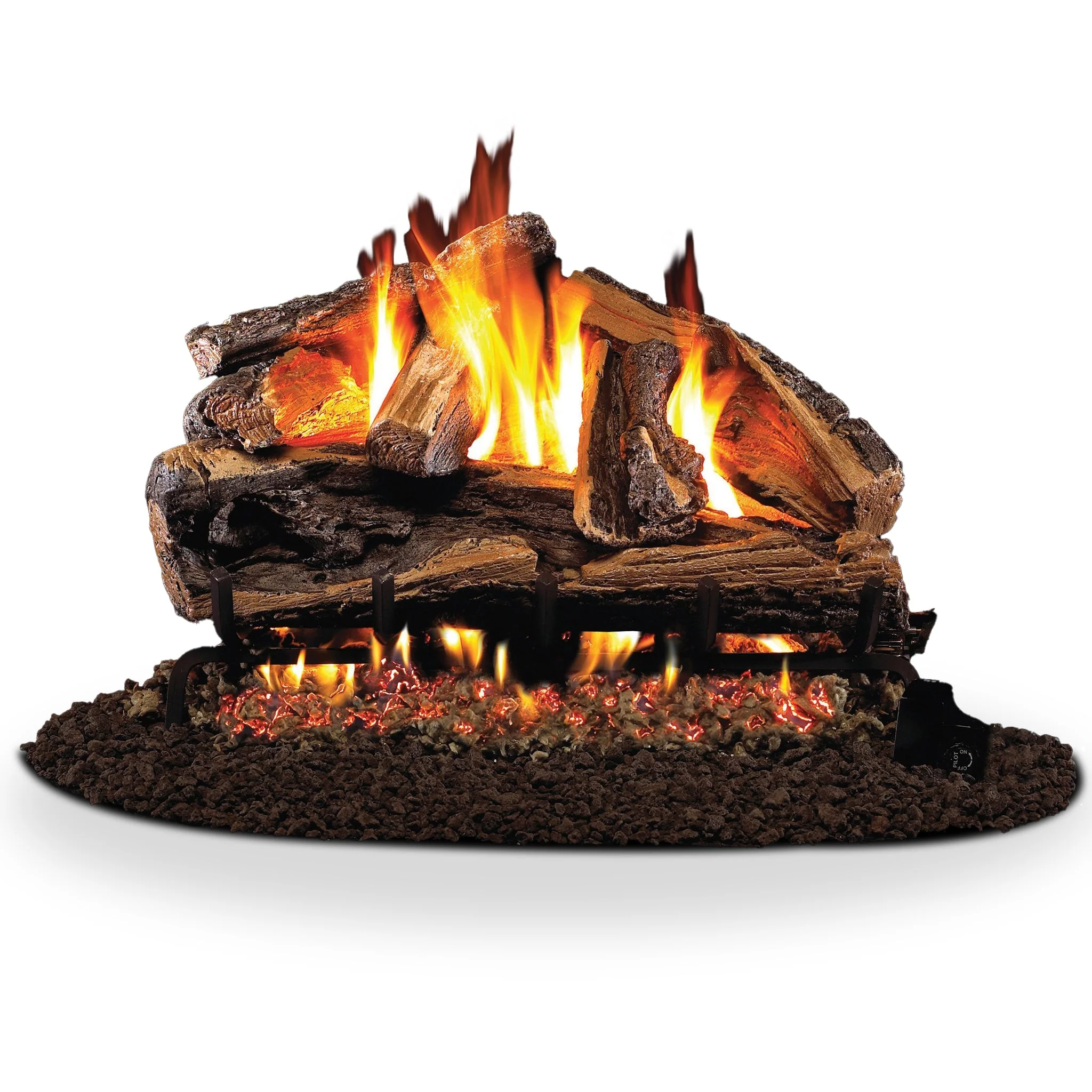 Vented Gas Logs Rugged Split Oak by Real Fyre - Image 3