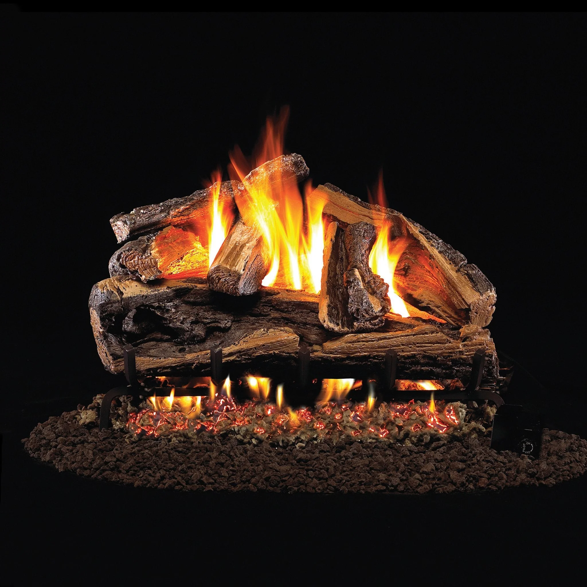 Vented Gas Logs Rugged Split Oak by Real Fyre - Image 4