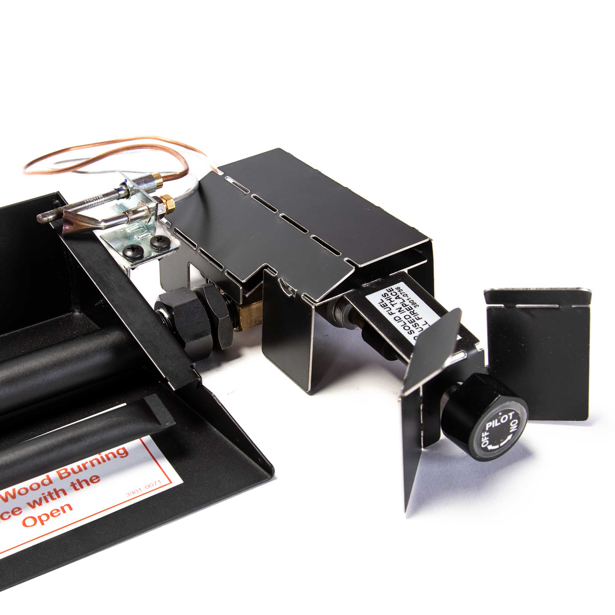 Vented GX45 See-Thru Fireplace Burner by Real Fyre - Image 4