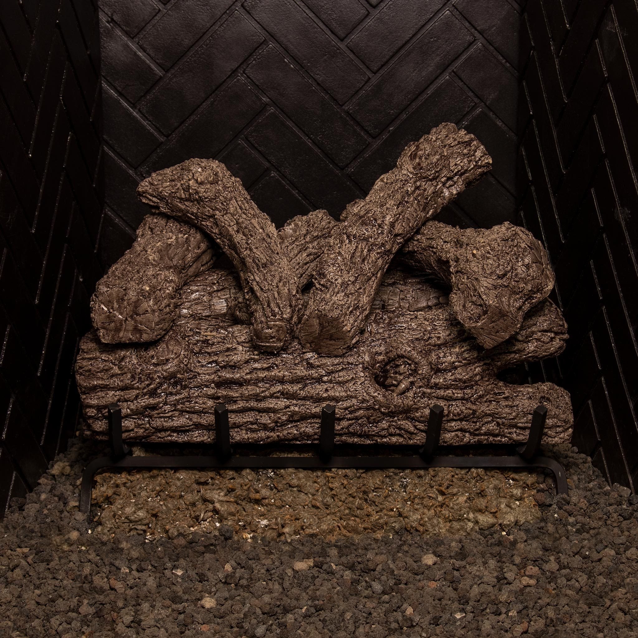 Vented Oak Gas Logs Royal English by Real Fyre - Image 11
