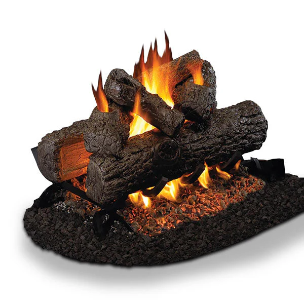 Vented See-Thru Gas Logs Golden Oak by Real Fyre - Image 3